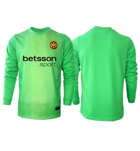 Inter Milan Brankářské Alternativní Dres 2025-26 Dlouhý Rukáv Inter Milan Brankářské Alternativní Dres 2025-26 Dlouhý Rukáv